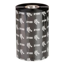 Zebra lint 60 mm x 450 m, Wax 2100, Kern 25 mm, Zwart -> 12 rollen