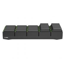 Zebra 20-Slots batterij oplaadstation, apart bestellen: voeding, DC kabel en netsnoer, geschikt voor de: WT5400, WT6400