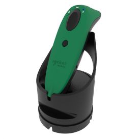 Socket S720, 2D, kleur groen, incl. charging dock (kleur zwart) en polsband