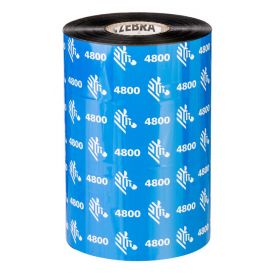 Zebra lint 40 mm x 450 m, Resin 4800, Kern 25 mm, Zwart -> 12 rollen