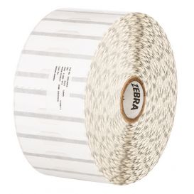 Zebra Juwelierslabels 56x13 mm, Zonder flaps, 8000D, Kern 25 mm, DT, Polypropyleen, 3510 per rol -> Per 6 rollen