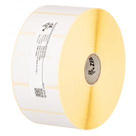 Zebra labels 76x44 mm, Z-Select 2000D, Kern 19 mm, DT, Papier, Verwijderbaar, Met perf., 350 per rol -> Per 20 rollen