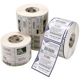 Zebra 8000T sleufetiket, wit, 25x229 mm, Extra Tuff, 180 Tag, Synthetisch, Kern 76 mm, diameter 200 mm, 2000 tags op rol