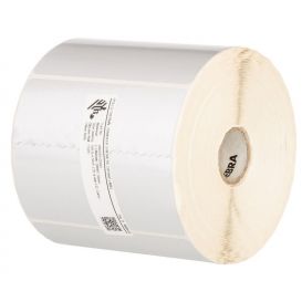 Zebra Labels 102x51 mm, Z-Ultimate 3000T Silver, Kern 25 mm, TT, Polyester, Zilver, 1370 Per Rol -> Per 12 Rollen