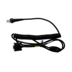 Honeywell RS-232 kabel (5V signals), Bioptic Stratos Aux, Zwart, 10 pins