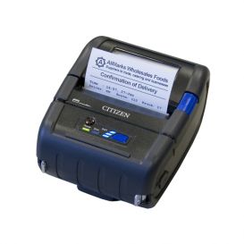 Citizen CMP-30II Mobiele Bonprinter USB / Serieel, Incl. voeding, batterij, riemclip en bonrol