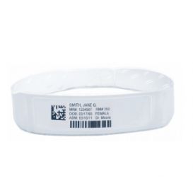 Zebra Z-Band Fusion, wit, lengte 235 mm, formaat label 70x20 mm, kern 25 mm, 200 bandjes per rol -> per 5 rollen