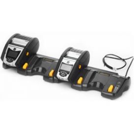 Zebra Quad Ethernet Cradle, EU, incl. 50W voeding, geschikt voor de QLn220, QLn320, ZQ610, ZQ620