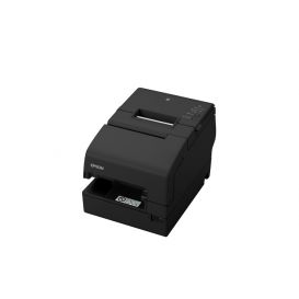 Epson TM-H6000V, USB, RS232, Ethernet, cutter, MICR, OPOS, ePOS, zwart, Excl. voeding en aansluitkabel