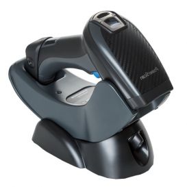 Datalogic PM9501-RT, 2D, 433 MHz, Standard Range, Incl. Cradle, RS232 kabel en voeding, Excl. netsnoer, Zwart/Grijs