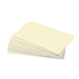 Ultracard PVC card beige pk a 100 stuks