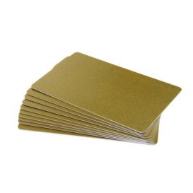 Ultracard PVC card metallic goud pak a 100 stuks