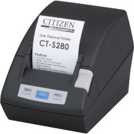 Citizen CT-S281L, RS232, 8 dots/mm (203 dpi), cutter, zwart