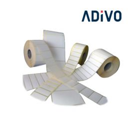 Adivo labels 51x25mm Thermo eco afn. 12 rollen