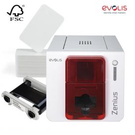 Evolis Zenius  -ECO FRIENDLY Bundel (druk af op papieren cards)