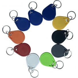 Mifare Classic 1K RFID sleutelhanger div. kleuren, pak a 10 st